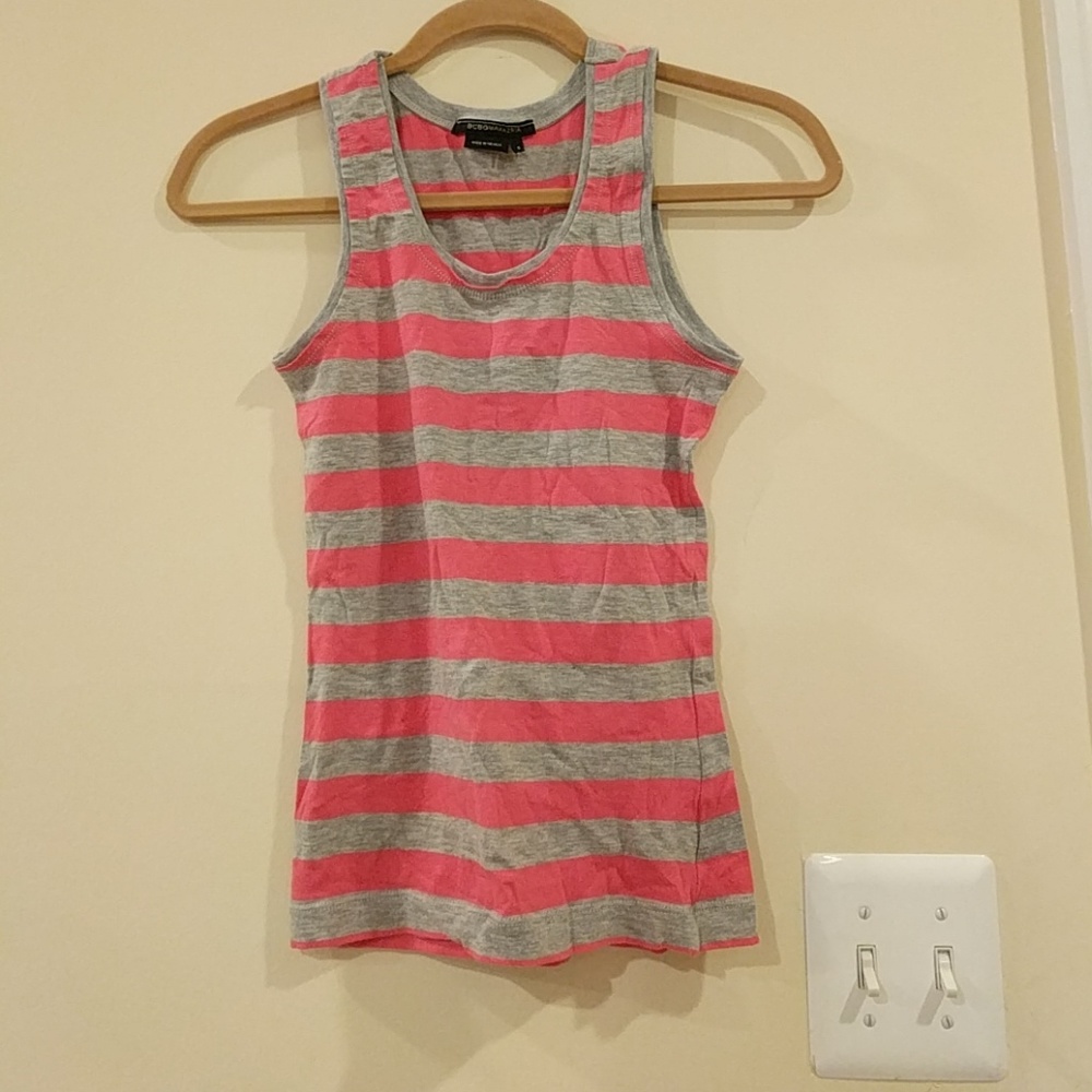 BCBG striped tank